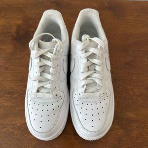 Nike Air (new) Force 1 Sneakers, Women's size 8, White/White/White/White